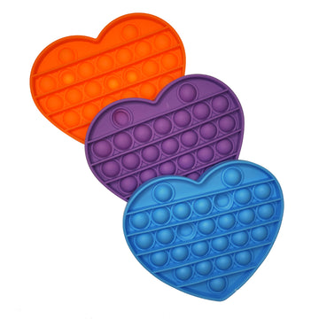 Silicon Popper Sensory Fidget Toys - Love Heart